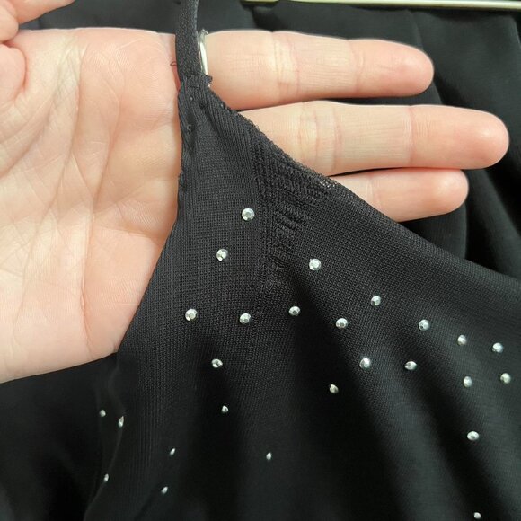 90s vintage draped pantsuit semi-formal dress Charlotte Russe XS/S - Picture 7 of 8